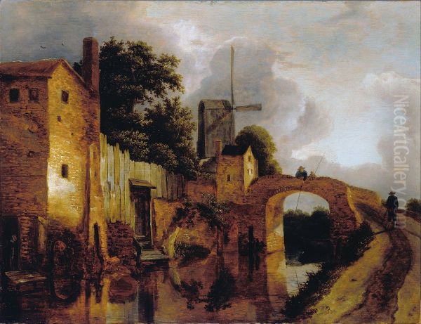 Canal with Bridge - view 1