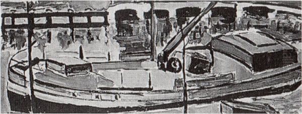 Boat in a Canal - view 1