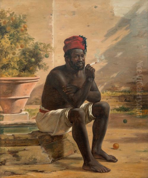 Seated Nibian - view 1