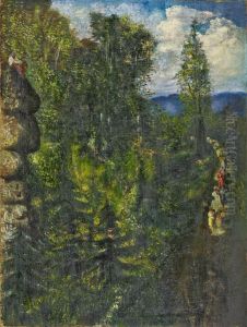 Spazierganger Imgebirge by Pol Cassel