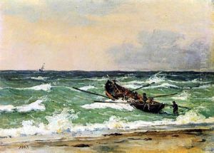 Fishermen from Skagen in the life boat