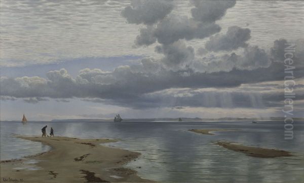 Quiet Afternoon over the Lynaes Sandbanks - view 1