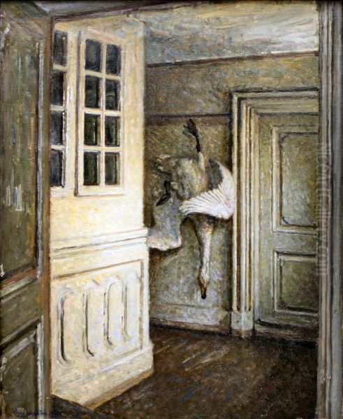 Interior with a dead swan - view 1