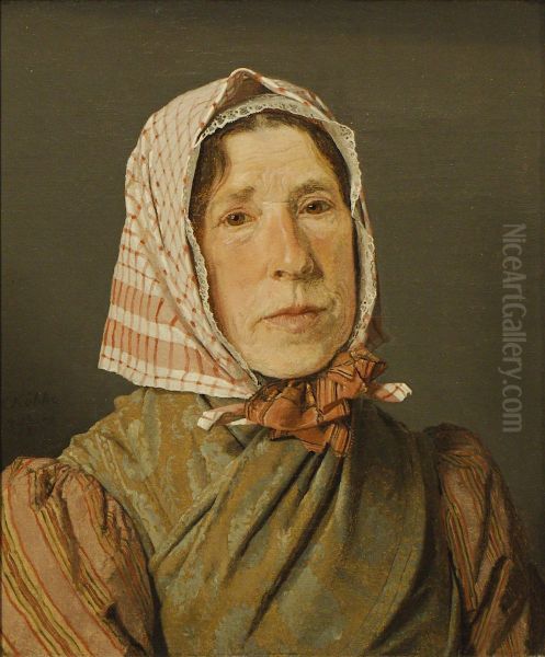 Portrait of old Peasant Woman - view 1