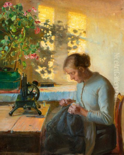 Sewing fisherman's wife - view 1