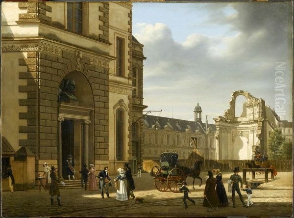 Entree du museum et ruines de Saint-Louis du Louvre - view 1