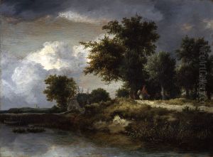A Wooded River Bank