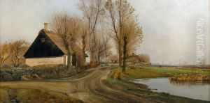 Landsbygade i Baldersbronde by Laurits Andersen Ring