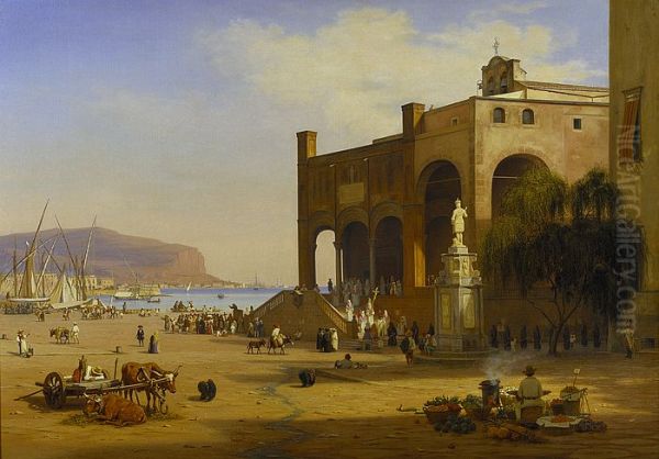 Harbour scene, Palermo - view 1
