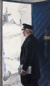 Stygt vejr. Baldersbronde by Laurits Andersen Ring