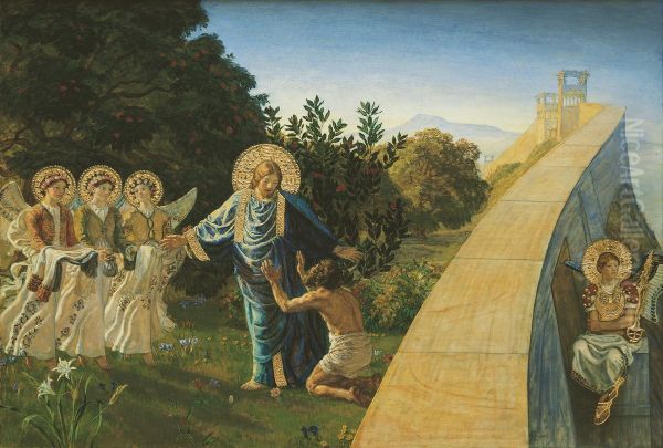 Christ leads the thief into paradise - view 1