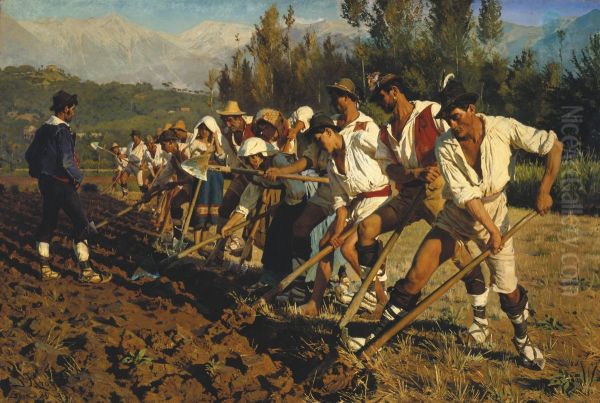 Italian field laborers. Abruzzi - view 1