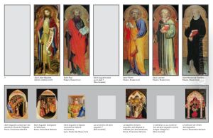 Polyptych of St Augustine of Pesaro. by Niccolo Di Pietro