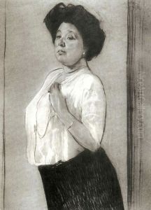Portrait of Nadezhda Lamanova Portrait of Nadezhda Lamanova