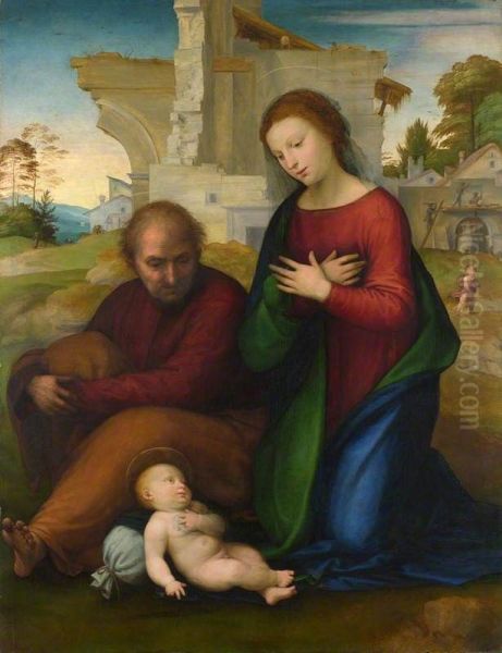 The Virgin adoring the Child with Saint Joseph - view 1
