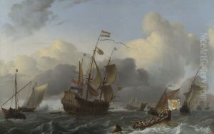 The Eendracht and a Fleet of Dutch Men-of-war