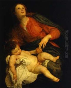 Madonna and Child by Sir Anthony Van Dyck