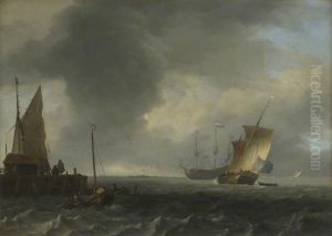 A View across a River near Dordrecht (?) thumbnail