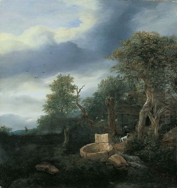 Landscape with a Well - view 1