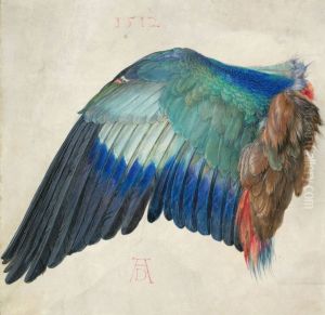 Wing of a European Roller