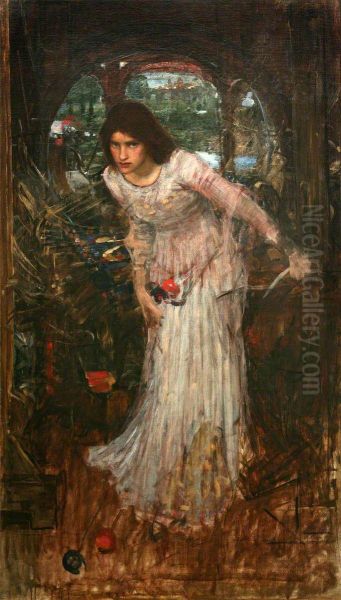 The Lady of Shalott (from the poem by Tennyson) - view 1