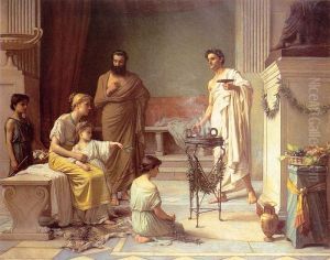 "A Sick Child brought into the Temple of Aesculapius"