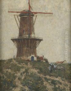 Le Moulin by Hendrick, Henri Cassiers