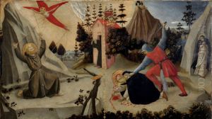 Stigmatization of St Francis of Assisi and Death of St Peter the Martyr by Fra Angelico