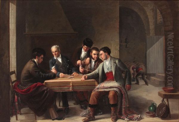 La partida de cartas - view 1