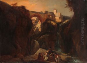 Contrabandistas en la Serrania de Ronda by Manuel Barron y Carrillo