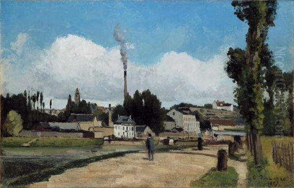 Bords de l'Oise a Pontoise (Banks of the Oise at Pontoise) - view 1