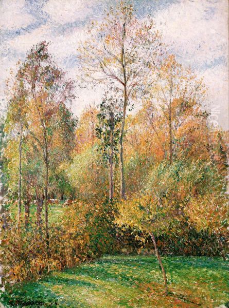 Automne, Peupliers, Eragny (Autumn, Poplars, Eragny) - view 1