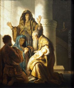 Simeon und Hanna im Tempel