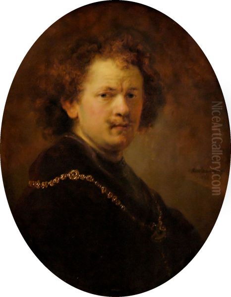 Self-portrait with Gold Chain - view 1