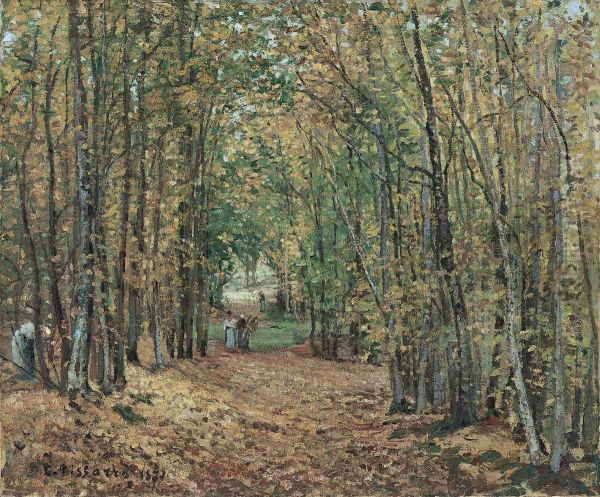 Avenue in the Parc de Marly - view 1