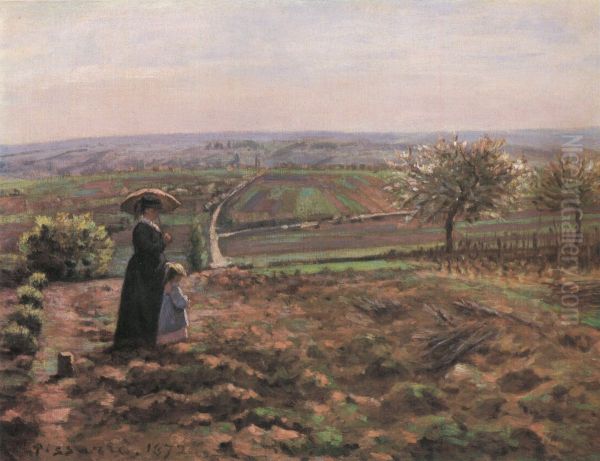 Vejen til Rouen, hojder i Hautil, Pontoise - view 1