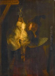 The Bittern Hunter by Rembrandt