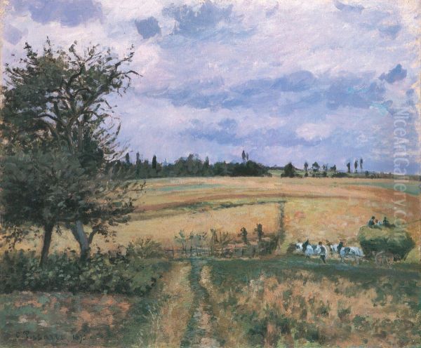 Landscape at Pontoise - view 1