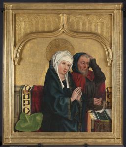 The presentation of Christ in the temple (part of the wing panel) by Hans Pleydenwurff