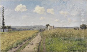 Junimorgen bei Pontoise by Camille Pissarro
