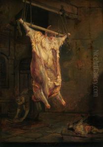 The slaughtered ox by Rembrandt