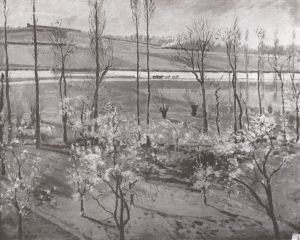 Bords of the Oise, Le Chou, Pontoise by Camille Pissarro
