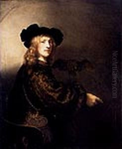 Portrait of a man with a hawk Portrait of a man with a hawk