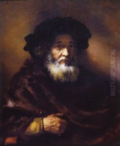 Portrait of an Old Man in a Cape by Rembrandt