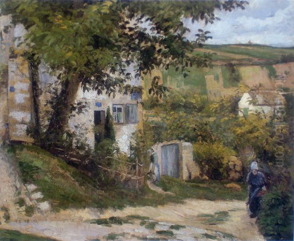 Rue de la Cote-du-Jalet, the 'Rondest House', Pontoise - view 1