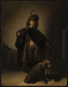 Self-portrait in Oriental Dress by Rembrandt