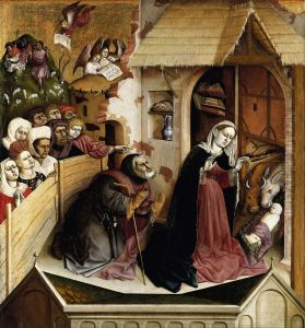 Die Geburt Christi by Hans Multscher