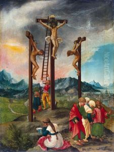 Christ on the Cross by Albrecht Altdorfer