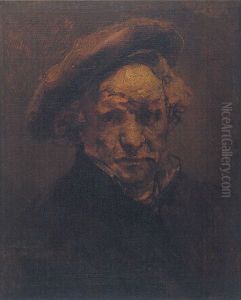 Self portrait by Rembrandt