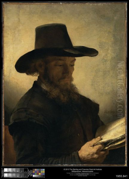 Man Reading - view 1